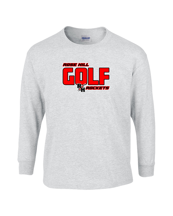 Rose Hill HS Golf Bold - Cotton Longsleeve