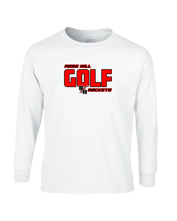 Rose Hill HS Golf Bold - Cotton Longsleeve