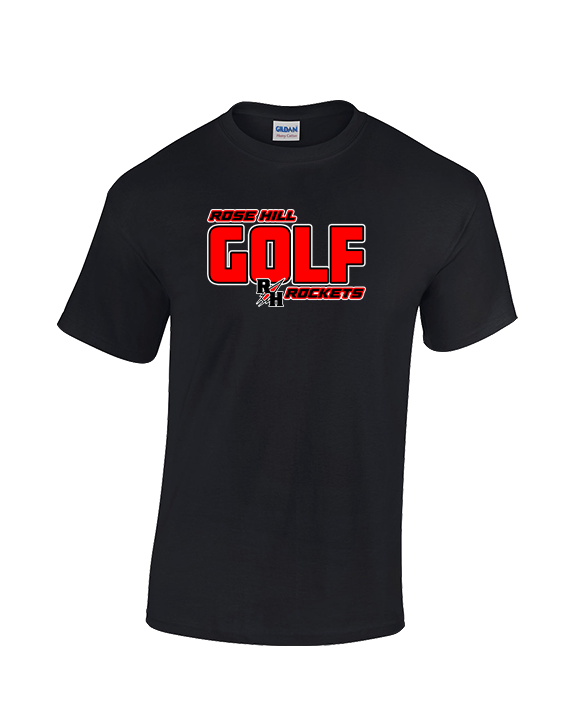 Rose Hill HS Golf Bold - Cotton T-Shirt