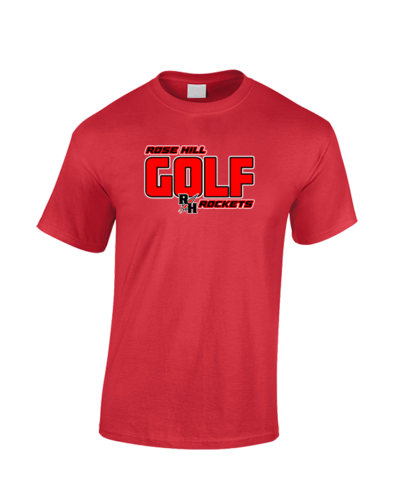 Rose Hill HS Golf Bold - Cotton T-Shirt