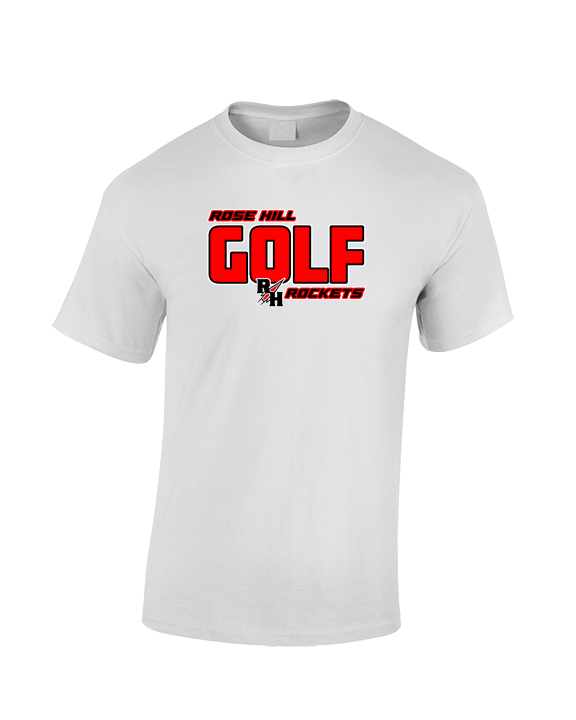 Rose Hill HS Golf Bold - Cotton T-Shirt