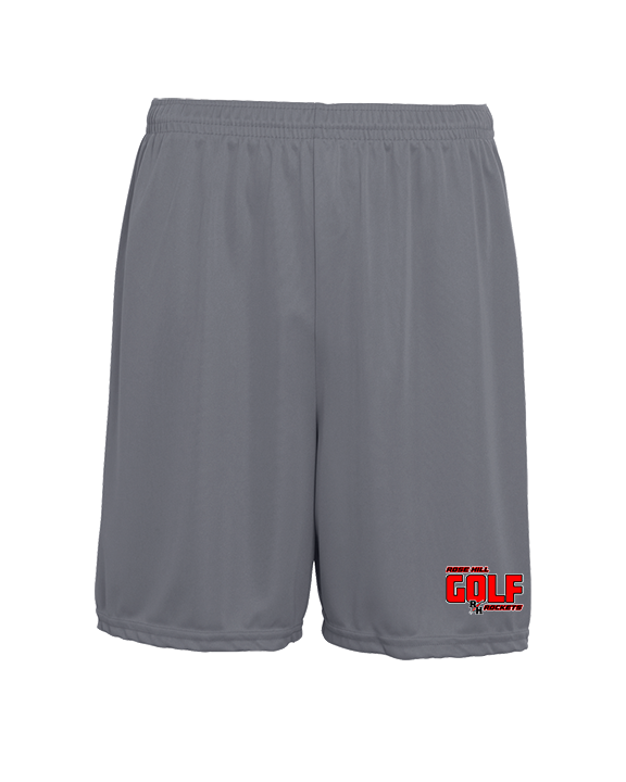 Rose Hill HS Golf Bold - Mens 7inch Training Shorts