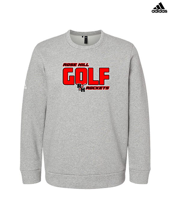Rose Hill HS Golf Bold - Mens Adidas Crewneck