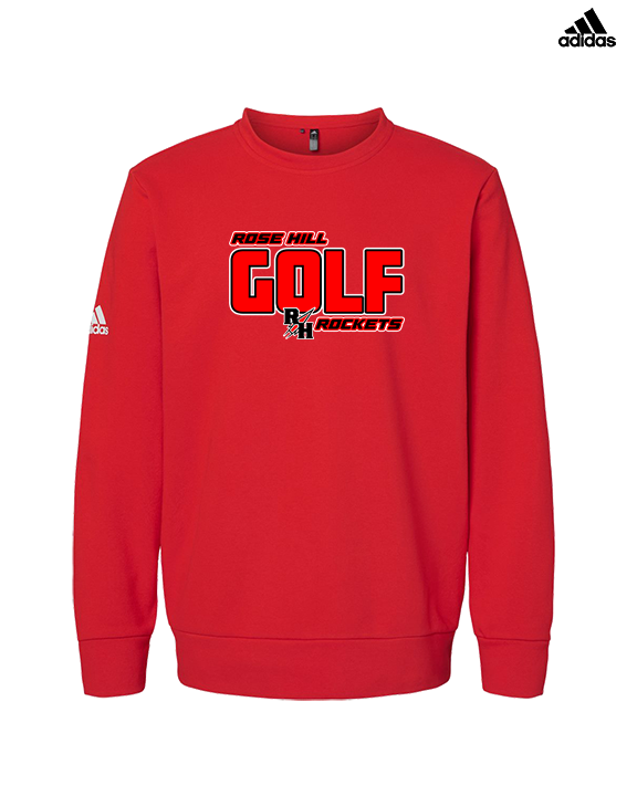 Rose Hill HS Golf Bold - Mens Adidas Crewneck