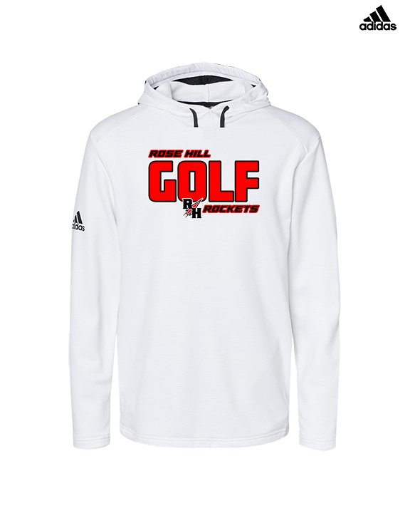 Rose Hill HS Golf Bold - Mens Adidas Hoodie