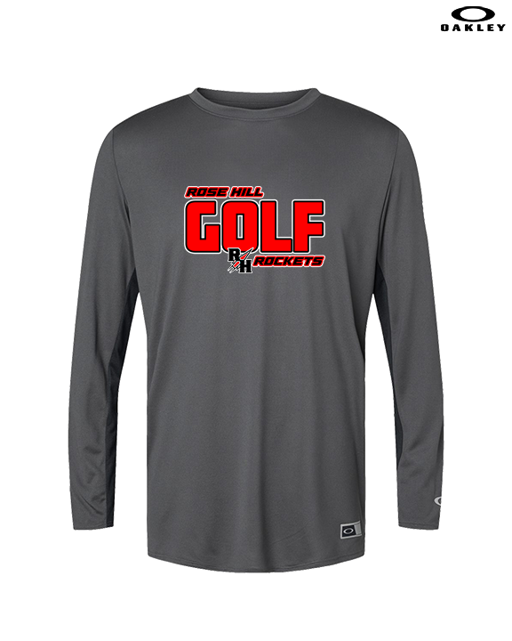 Rose Hill HS Golf Bold - Mens Oakley Longsleeve