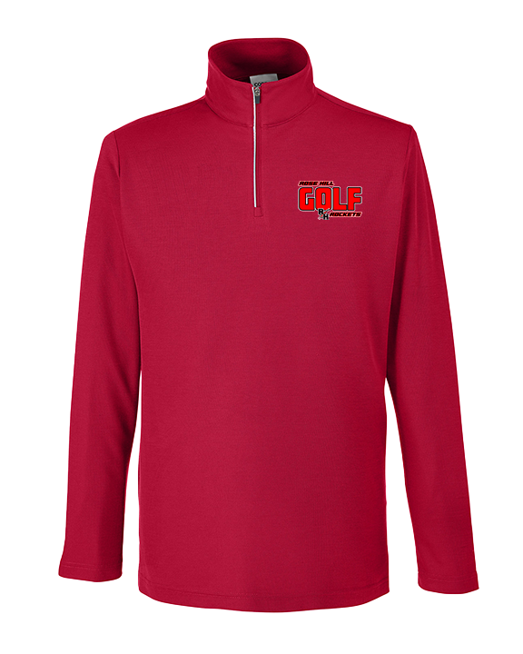 Rose Hill HS Golf Bold - Mens Quarter Zip