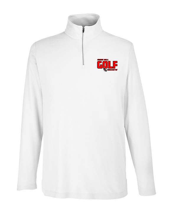 Rose Hill HS Golf Bold - Mens Quarter Zip