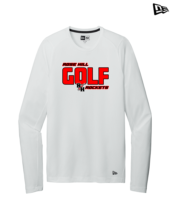 Rose Hill HS Golf Bold - New Era Performance Long Sleeve