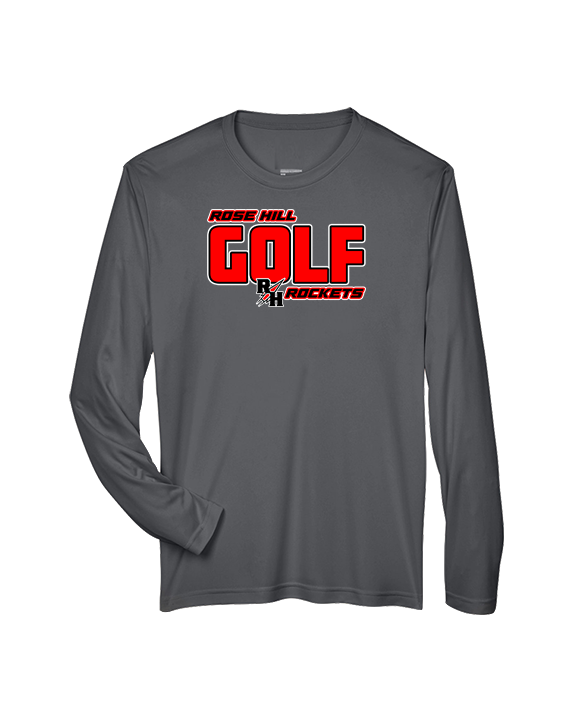 Rose Hill HS Golf Bold - Performance Longsleeve