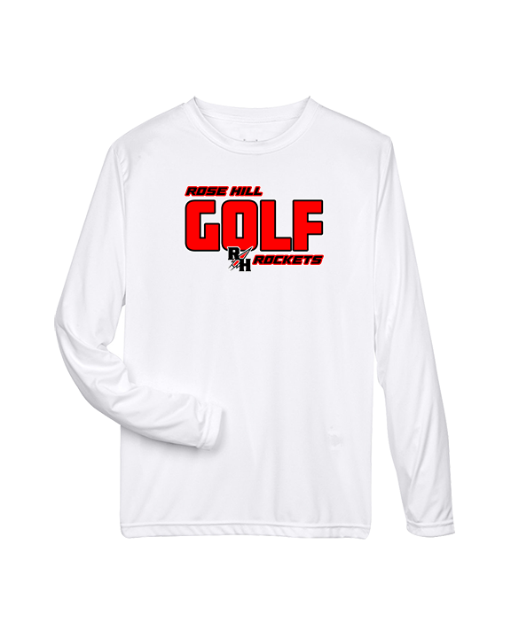 Rose Hill HS Golf Bold - Performance Longsleeve