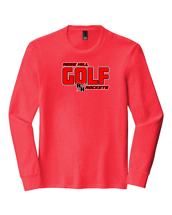 Rose Hill HS Golf Bold - Tri-Blend Long Sleeve
