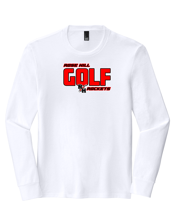 Rose Hill HS Golf Bold - Tri-Blend Long Sleeve