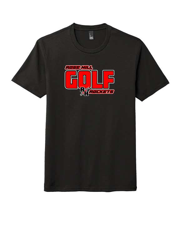 Rose Hill HS Golf Bold - Tri-Blend Shirt