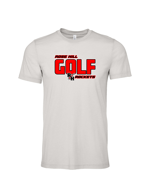 Rose Hill HS Golf Bold - Tri-Blend Shirt