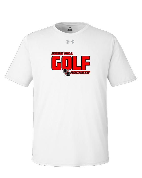 Rose Hill HS Golf Bold - Under Armour Mens Team Tech T-Shirt