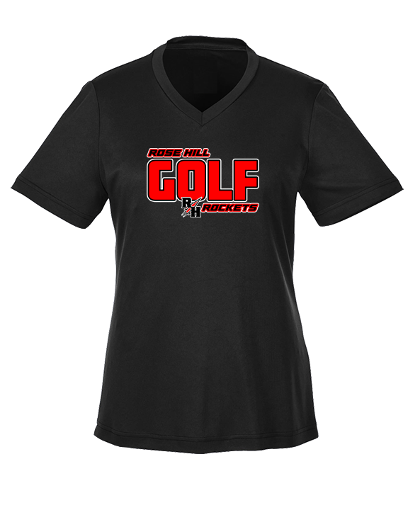 Rose Hill HS Golf Bold - Womens Performance Shirt