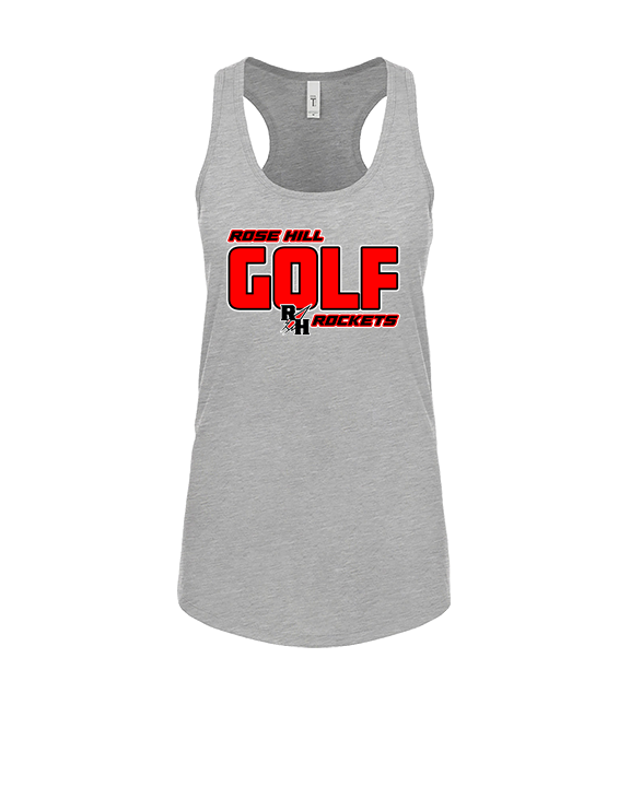 Rose Hill HS Golf Bold - Womens Tank Top