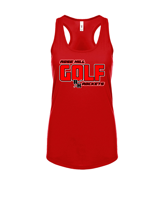 Rose Hill HS Golf Bold - Womens Tank Top