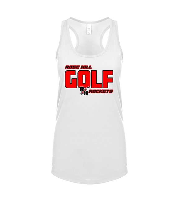 Rose Hill HS Golf Bold - Womens Tank Top