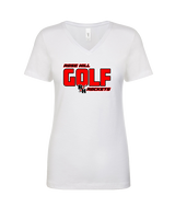 Rose Hill HS Golf Bold - Womens Vneck