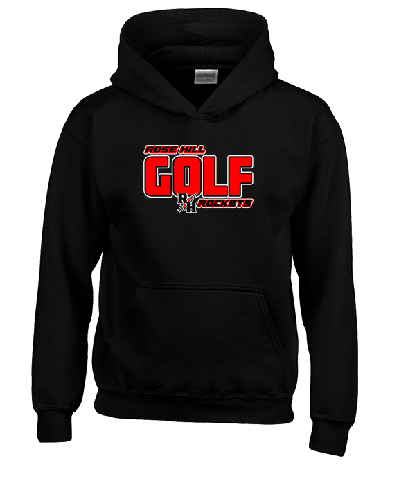 Rose Hill HS Golf Bold - Youth Hoodie