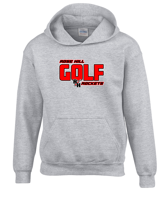 Rose Hill HS Golf Bold - Youth Hoodie