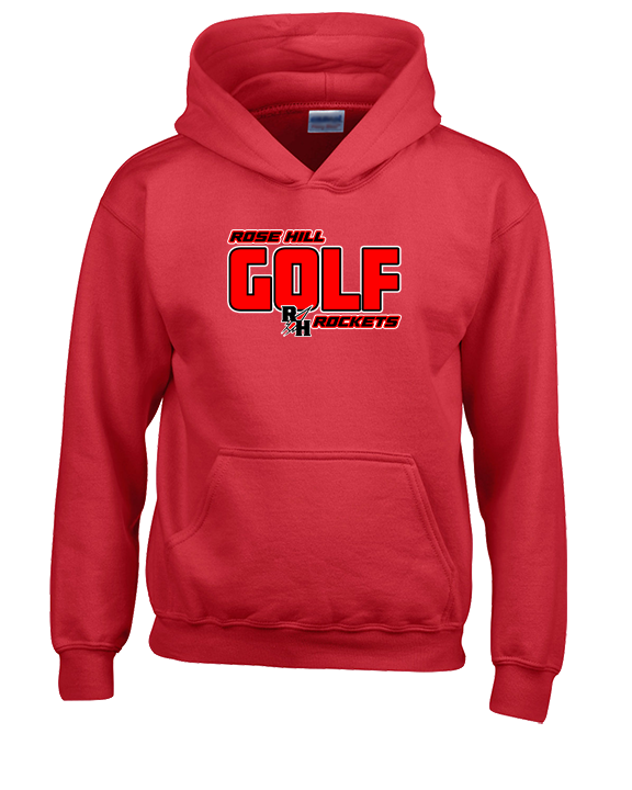 Rose Hill HS Golf Bold - Youth Hoodie