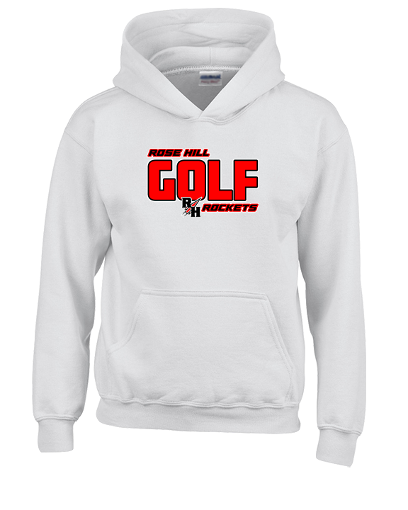 Rose Hill HS Golf Bold - Youth Hoodie