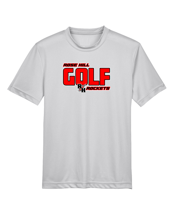 Rose Hill HS Golf Bold - Youth Performance Shirt