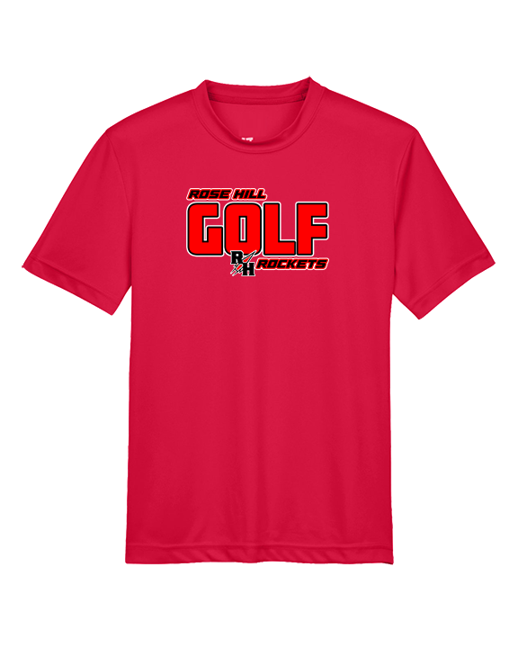 Rose Hill HS Golf Bold - Youth Performance Shirt