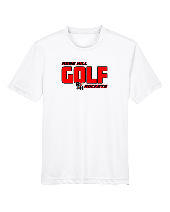 Rose Hill HS Golf Bold - Youth Performance Shirt