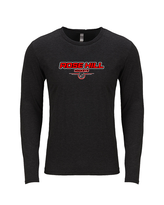 Rose Hill HS Golf Design 2 - Tri-Blend Long Sleeve
