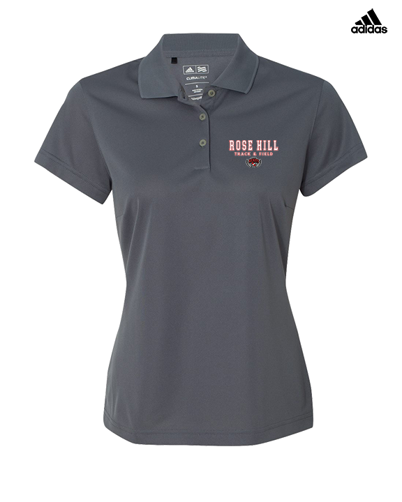 Rose Hill HS Track & Field Block - Adidas Womens Polo