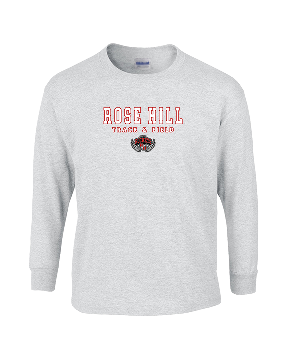 Rose Hill HS Track & Field Block - Cotton Longsleeve