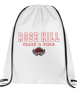 Rose Hill HS Track & Field Block - Drawstring Bag