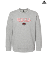 Rose Hill HS Track & Field Block - Mens Adidas Crewneck