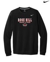 Rose Hill HS Track & Field Block - Mens Nike Crewneck