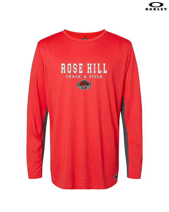 Rose Hill HS Track & Field Block - Mens Oakley Longsleeve