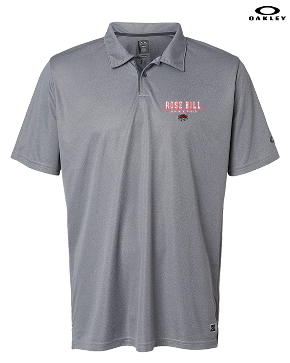 Rose Hill HS Track & Field Block - Mens Oakley Polo