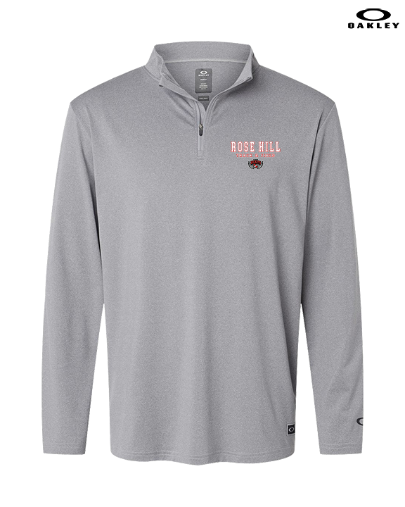 Rose Hill HS Track & Field Block - Mens Oakley Quarter Zip