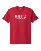 Rose Hill HS Track & Field Block - Mens Select Cotton T-Shirt
