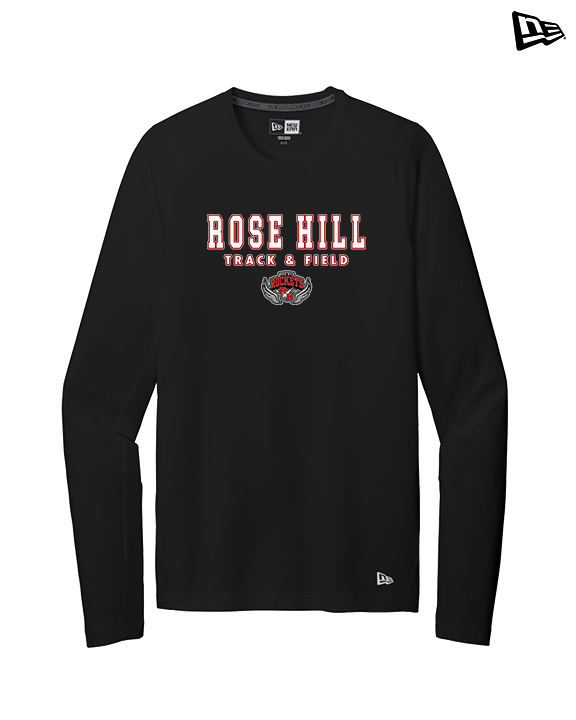 Rose Hill HS Track & Field Block - New Era Performance Long Sleeve