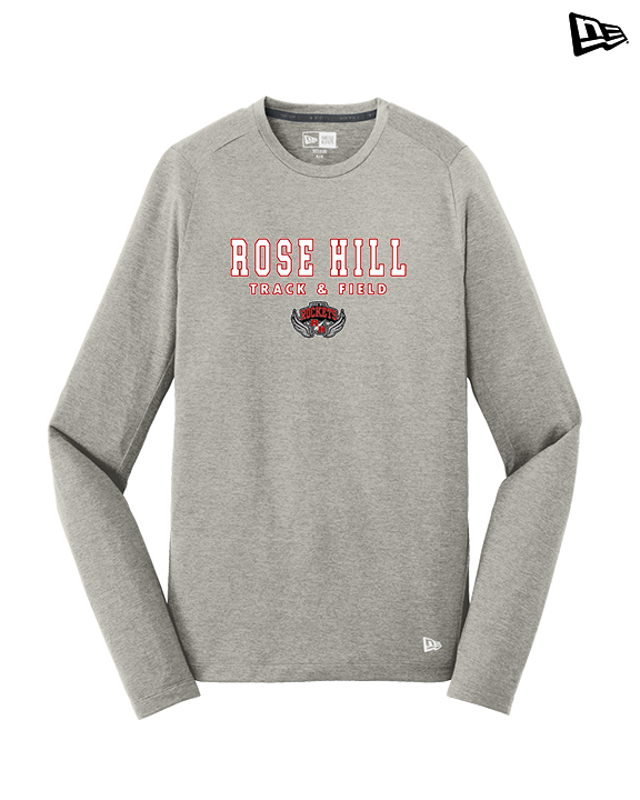 Rose Hill HS Track & Field Block - New Era Performance Long Sleeve