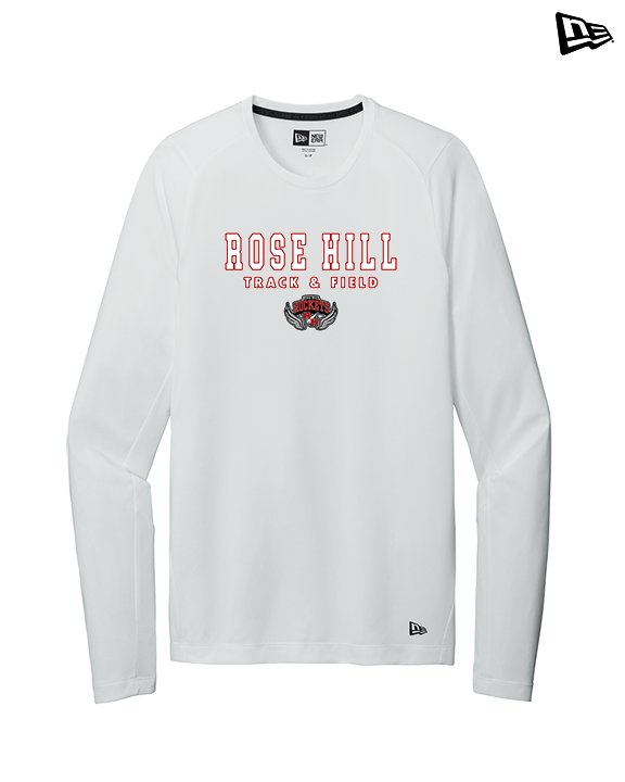 Rose Hill HS Track & Field Block - New Era Performance Long Sleeve