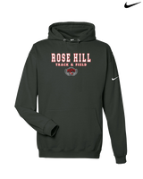 Rose Hill HS Track & Field Block - Nike Club Fleece Hoodie