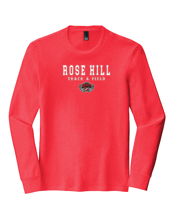 Rose Hill HS Track & Field Block - Tri-Blend Long Sleeve