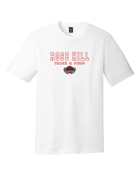 Rose Hill HS Track & Field Block - Tri-Blend Shirt