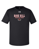 Rose Hill HS Track & Field Block - Under Armour Mens Team Tech T-Shirt