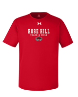 Rose Hill HS Track & Field Block - Under Armour Mens Team Tech T-Shirt